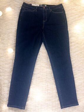 Women’s seven7 skinny jeans argan blue high rise Size 12